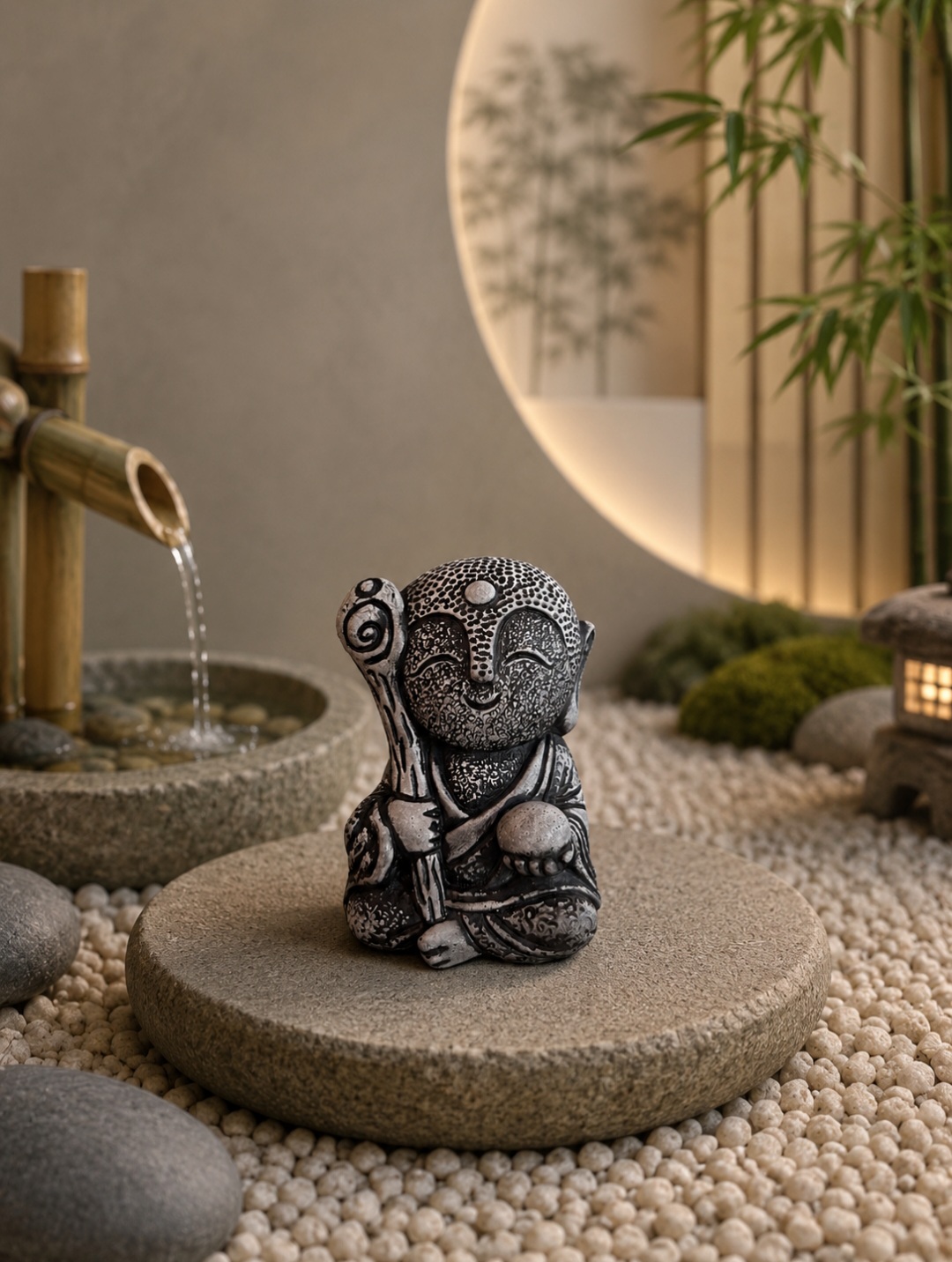 Jizo Shakujo 10cm.x6cm Figura Jizō Shakujo